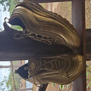 Men's Nike Air Max 97 Metallic Olympic Gold Size 11 CT4556-700